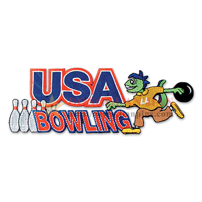 USA bowling patches